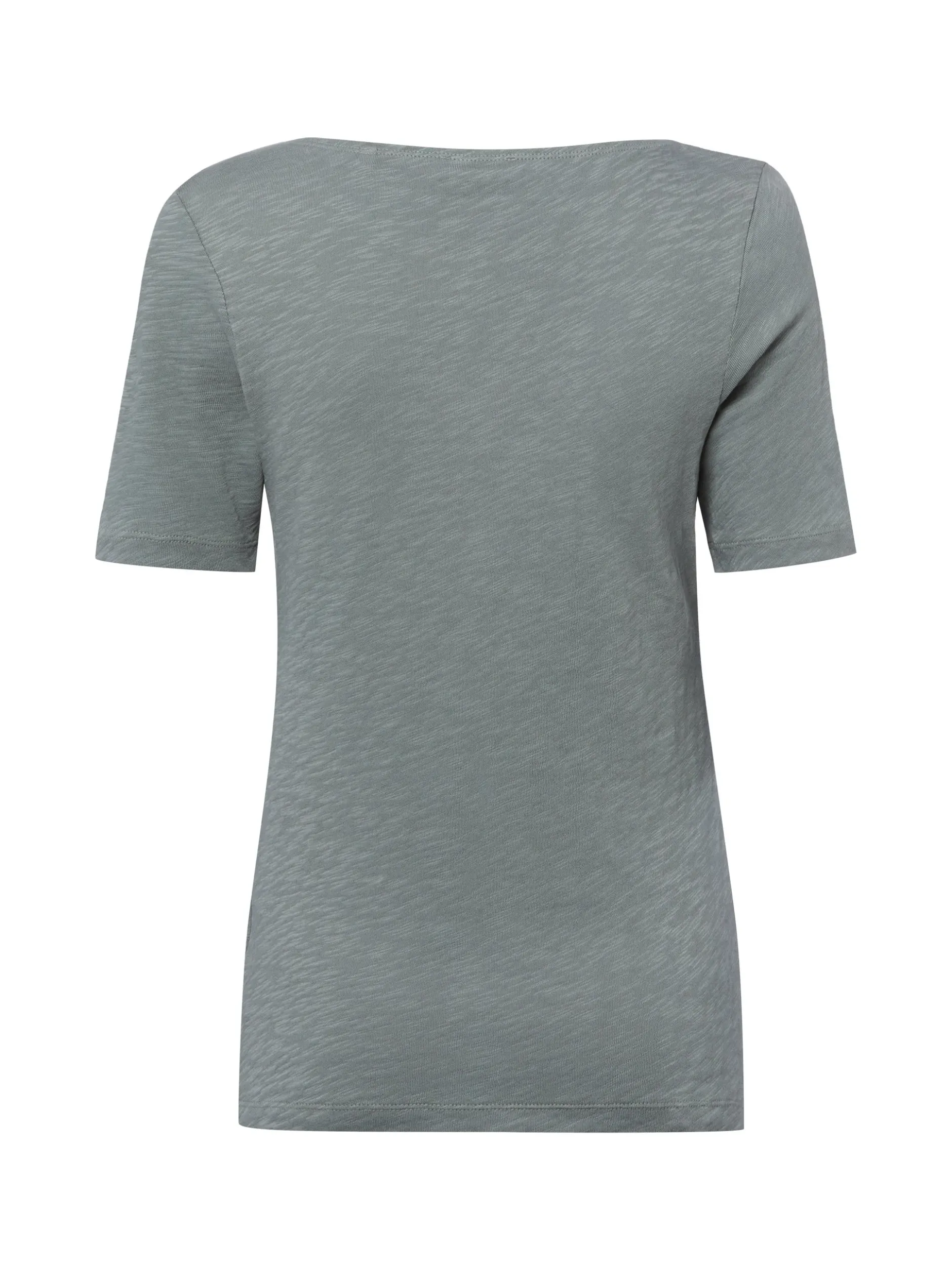 Marc O'Polo Damen T-Shirt in grau - Ausschnitt: U-Boot