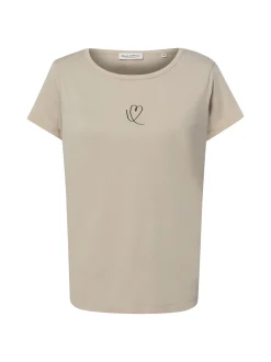 Marc O'Polo Damen T-Shirt in melange - Ärmel: kurzarm