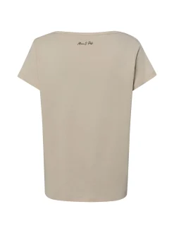 Marc O'Polo Damen T-Shirt in melange - Ärmel: kurzarm