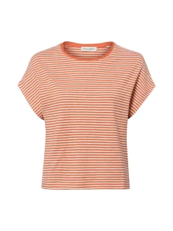 Marc O'Polo Damen T-Shirt in orange ecru