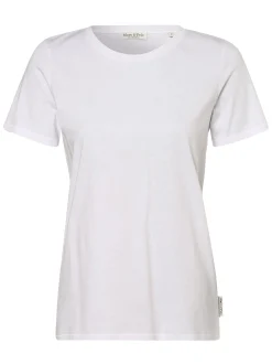 Marc O'Polo Damen T-Shirt in weiß - Ausschnitt: Rundhals