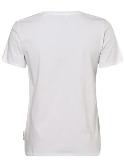 Marc O'Polo Damen T-Shirt in weiß - Ausschnitt: Rundhals