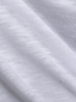 Marc O'Polo Damen T-Shirt in weiß - Ausschnitt: Rundhals