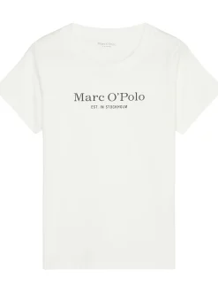 Marc O'Polo Damen T-Shirt - Mix & Match Cotton in weiß