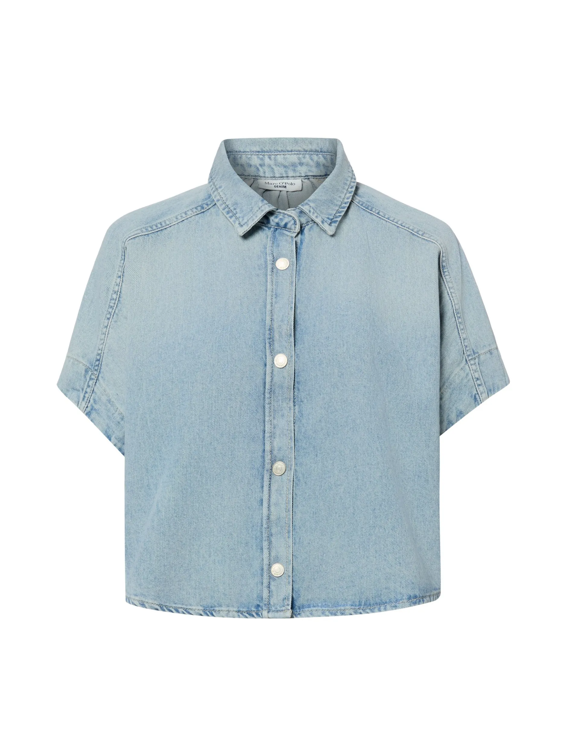 Marc O'Polo Denim Damen Jeansbluse in bleached