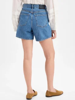 Marc O'Polo Denim Damen Jeans-Shorts - Filda in medium stone