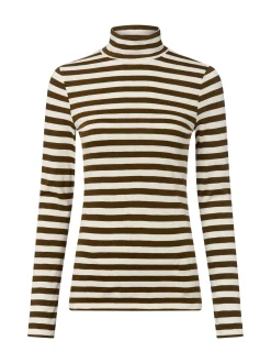Marc O'Polo Denim Damen Rollkragenshirt in ecru schilf