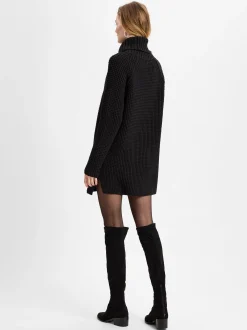 Marc O'Polo Denim Damen Strickkleid in schwarz