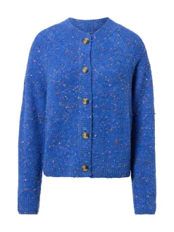 Marc O'Polo Denim Damen Strickjacke in blau mehrfarbig