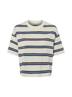 Marc O'Polo Denim Damen T-Shirt in ecru blau