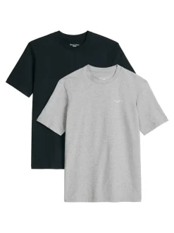 Marc O'Polo Denim Herren T-Shirt 2er Pack in mehrfarbig