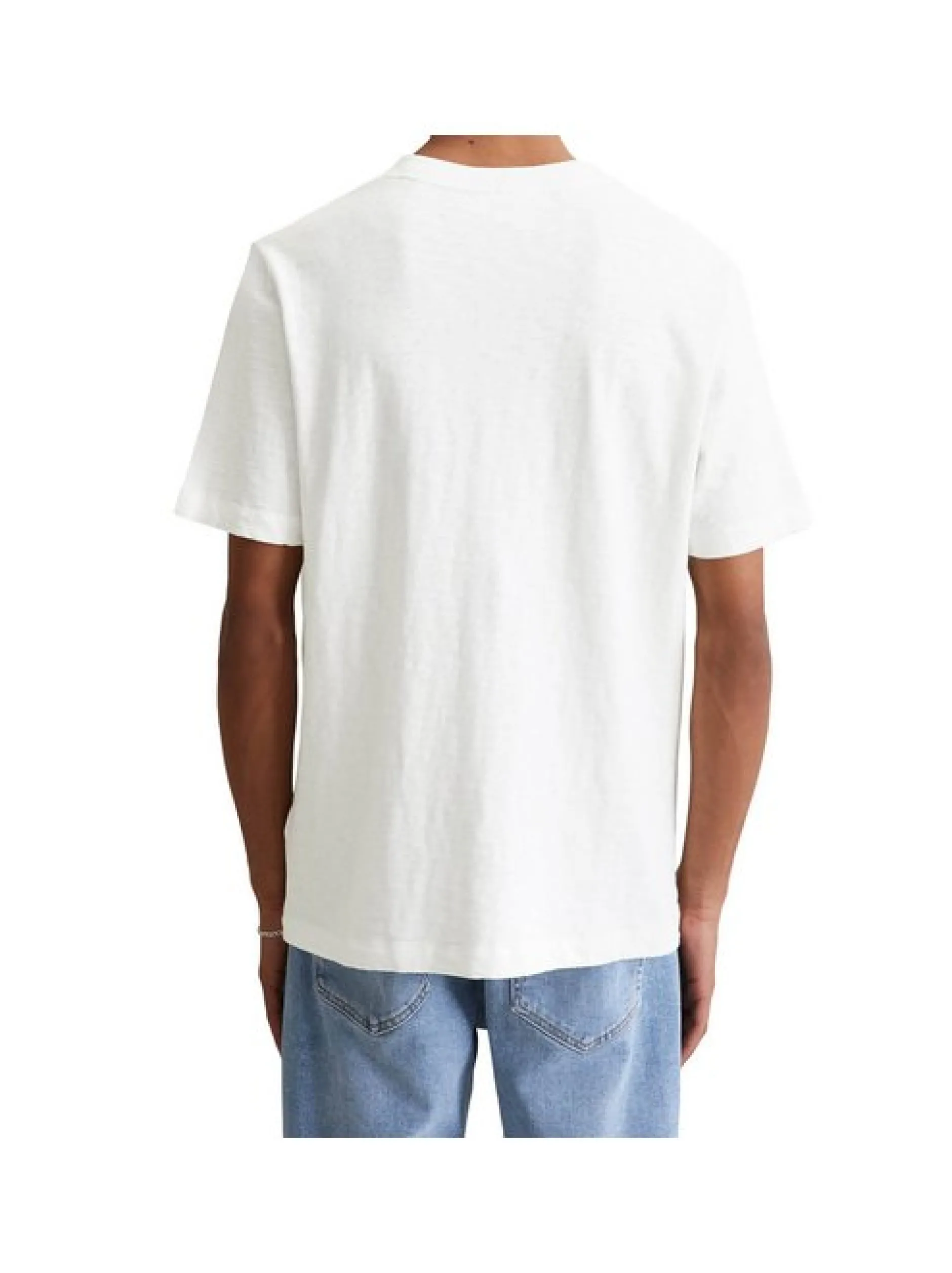 Marc O'Polo Denim Herren T-Shirts im 2er-Pack in grau weiß