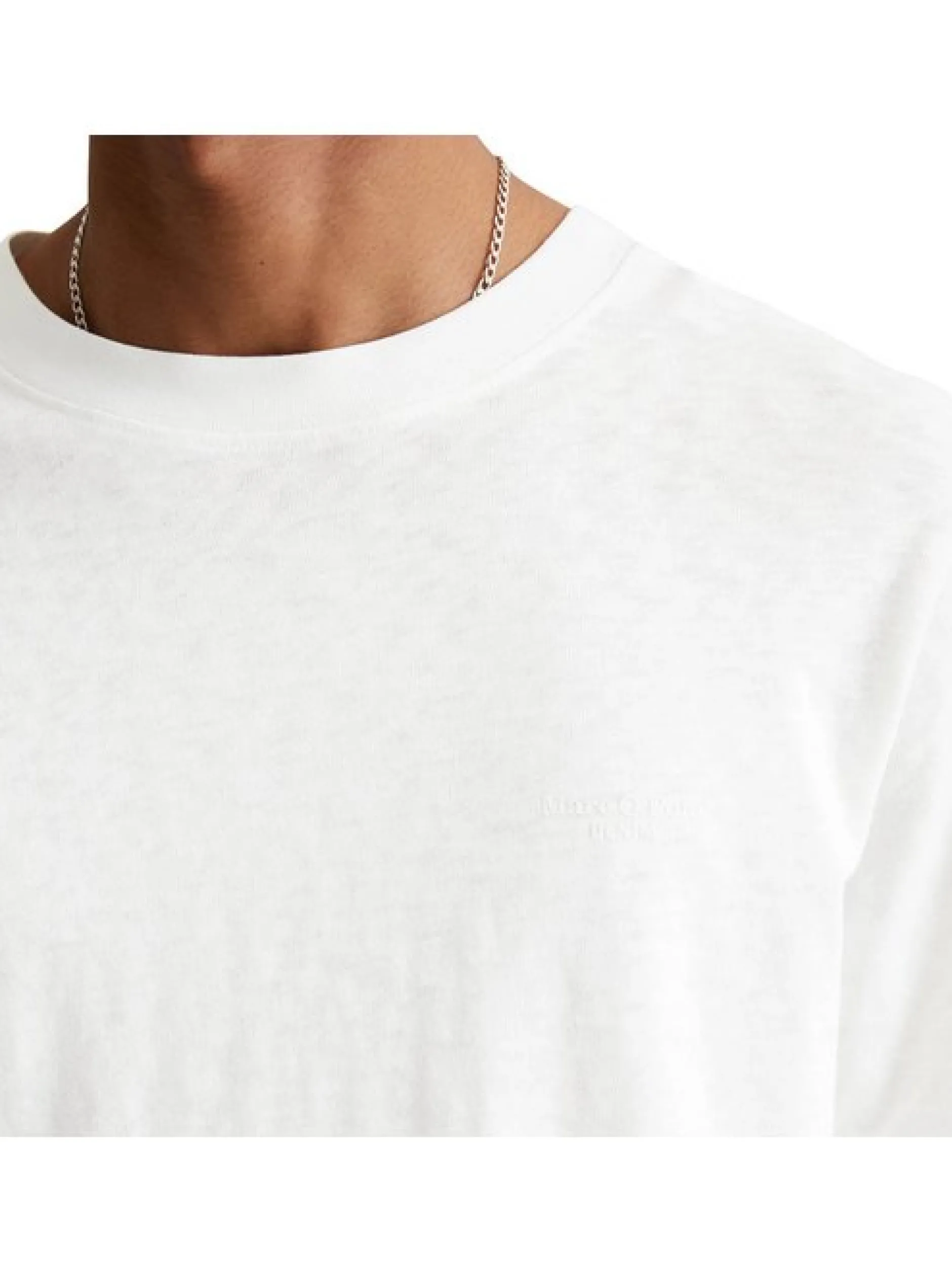 Marc O'Polo Denim Herren T-Shirts im 2er-Pack in grau weiß