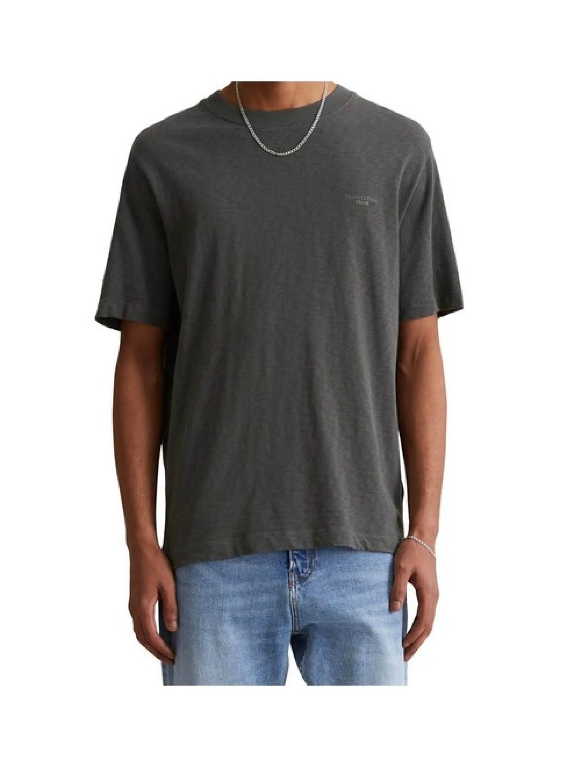Marc O'Polo Denim Herren T-Shirts im 2er-Pack in grau weiß