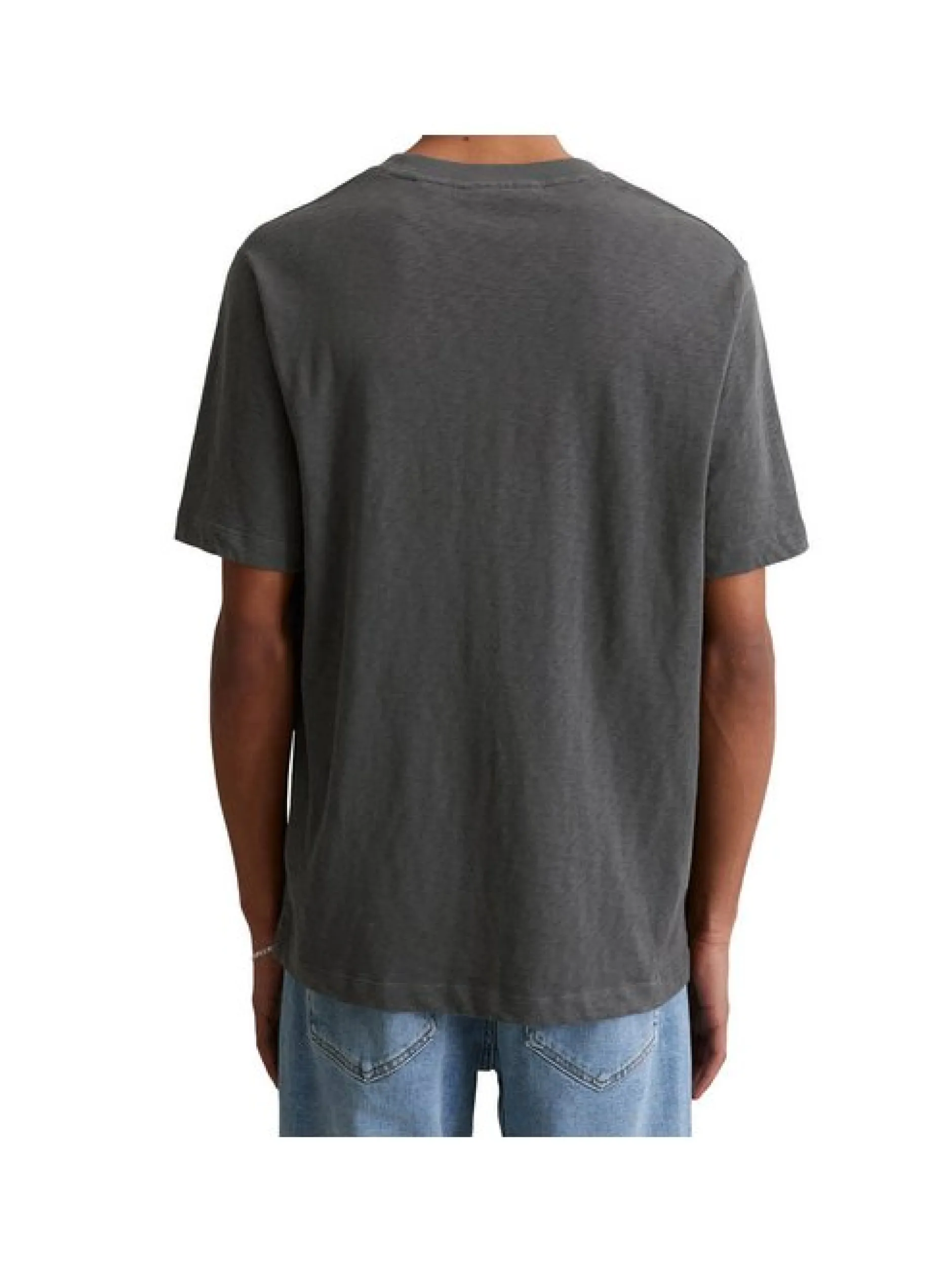 Marc O'Polo Denim Herren T-Shirts im 2er-Pack in grau weiß