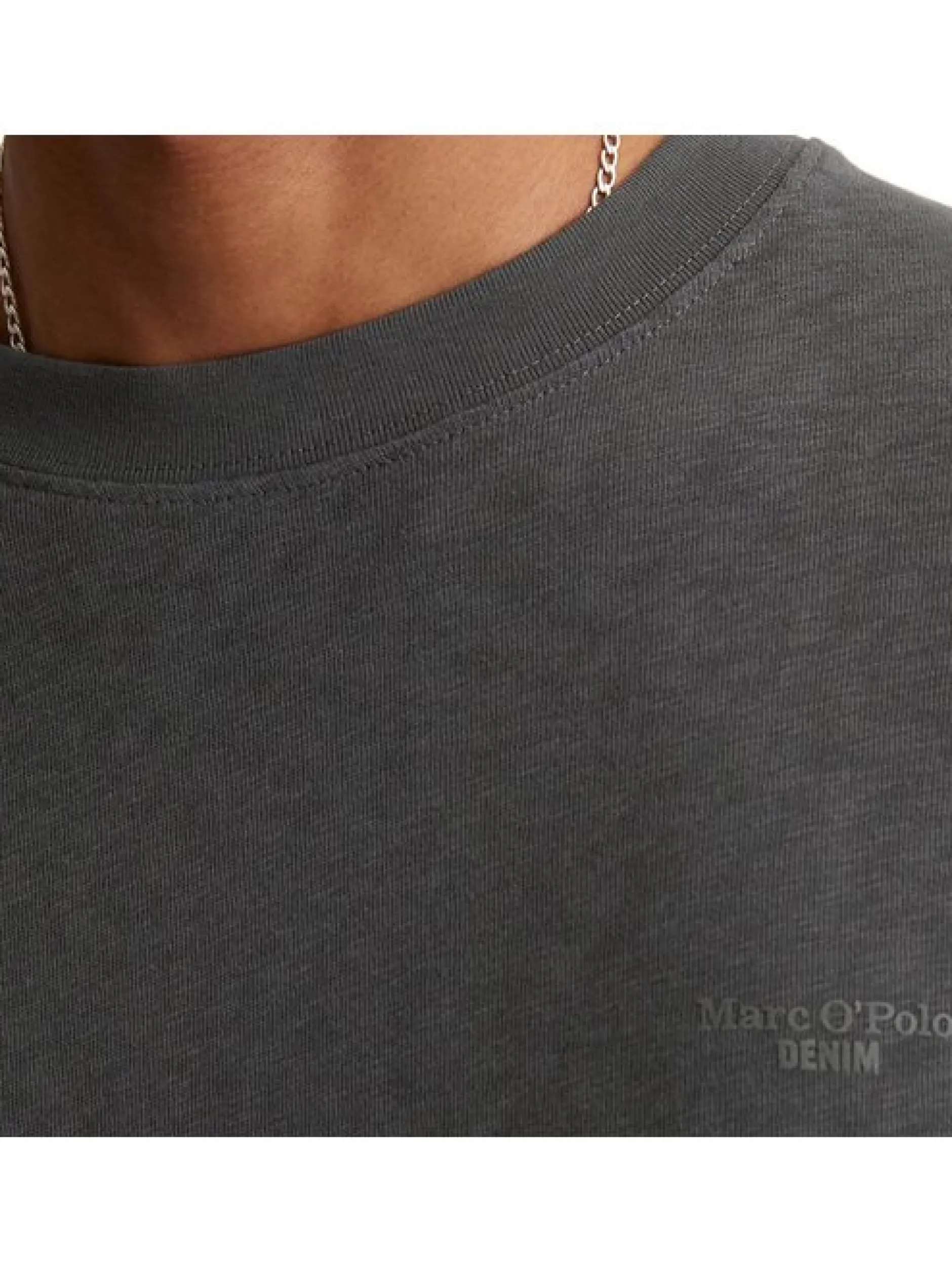 Marc O'Polo Denim Herren T-Shirts im 2er-Pack in grau weiß
