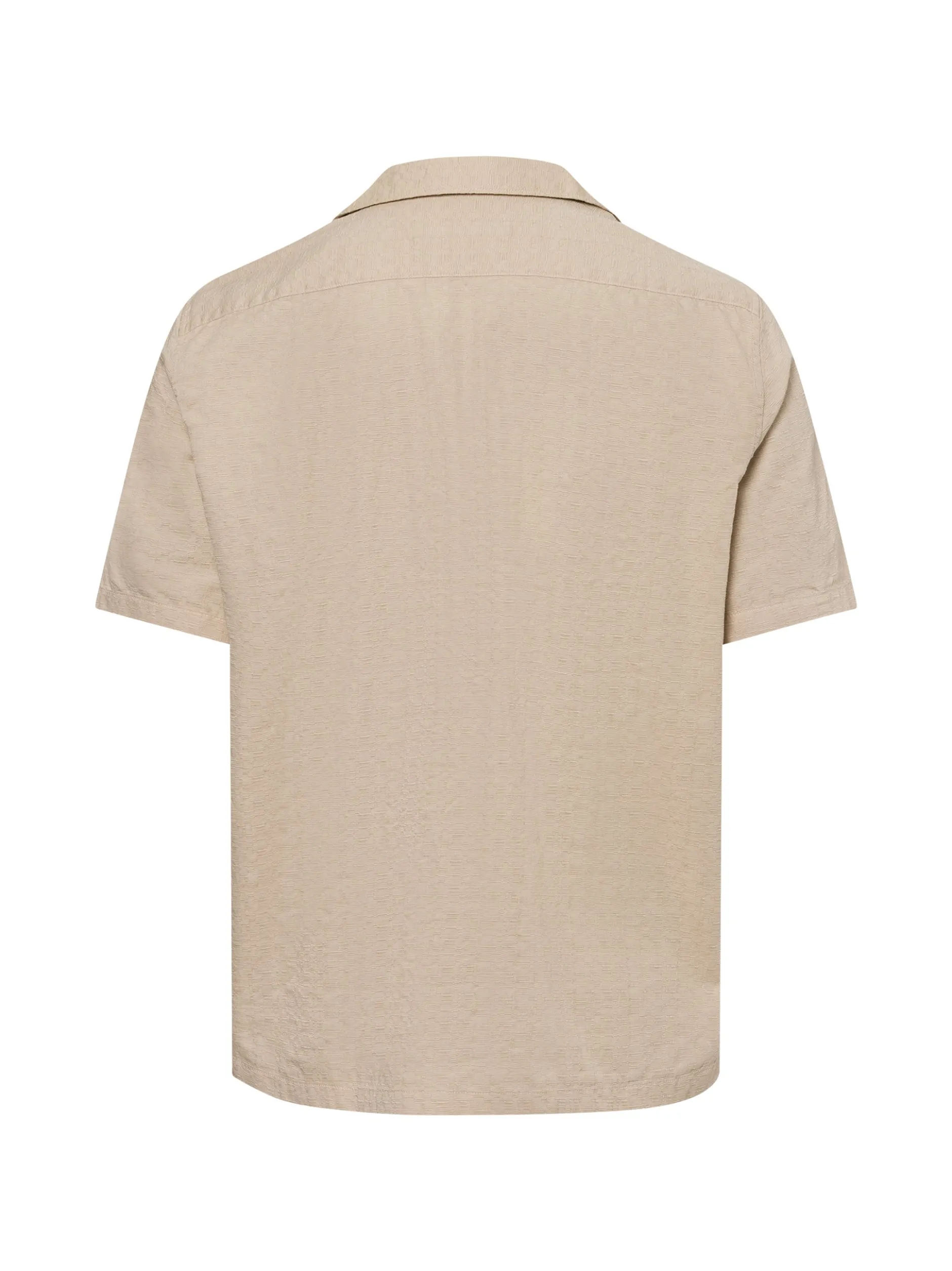 Marc O'Polo Herren Kurzarm-Hemd in beige