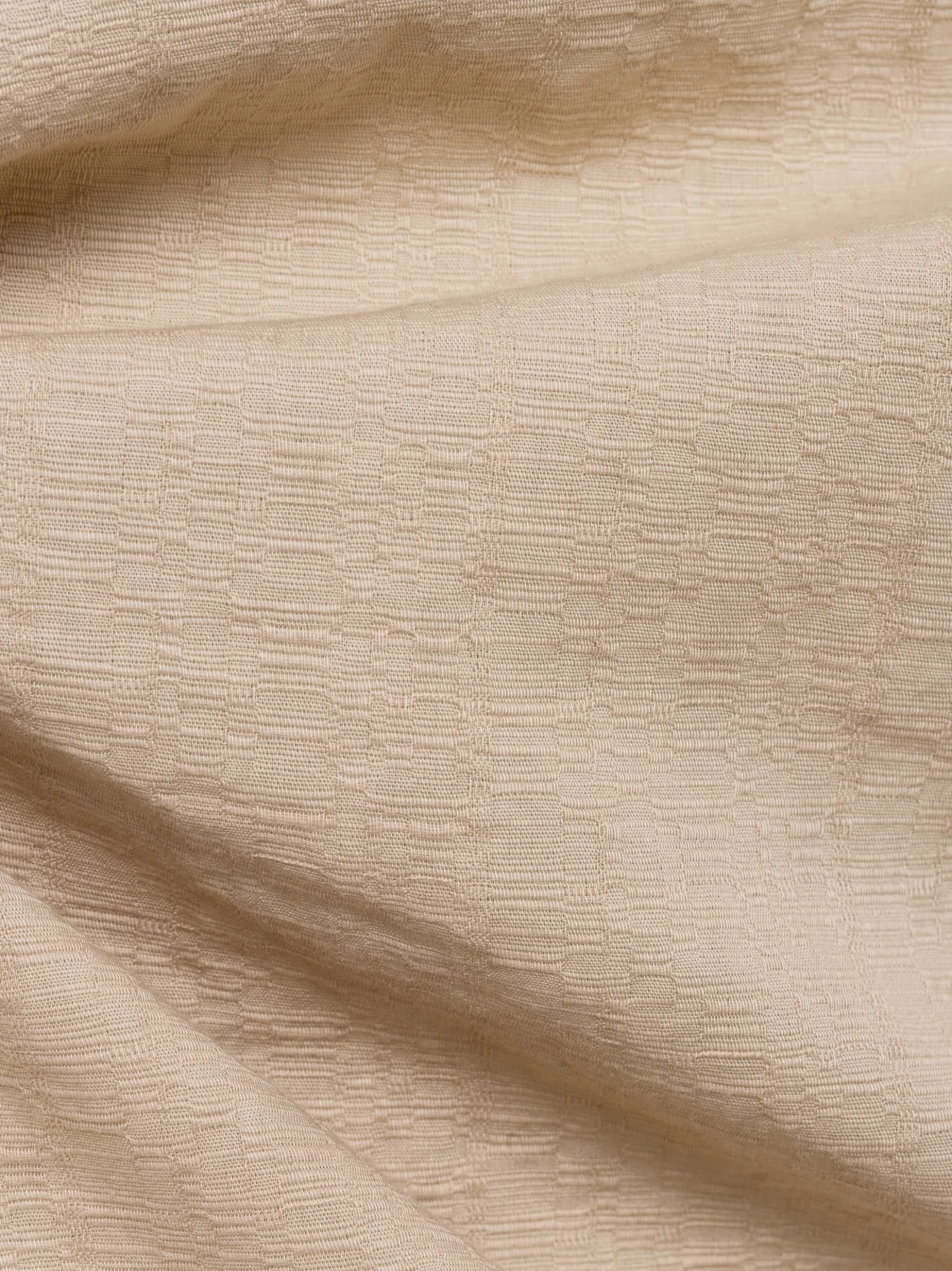 Marc O'Polo Herren Kurzarm-Hemd in beige