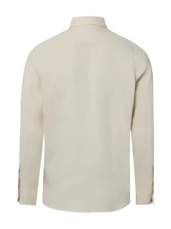 Marc O'Polo Herren Leinenhemd in beige - Ärmel: langarm