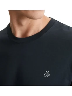 Marc O'Polo Herren Longsleeve 1er Pack in blau
