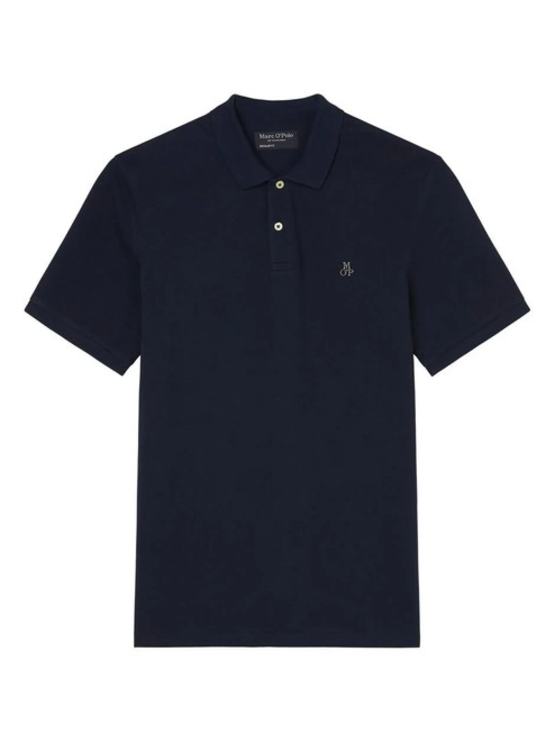 Marc O'Polo Herren Poloshirt in blau - Ärmel: kurzarm
