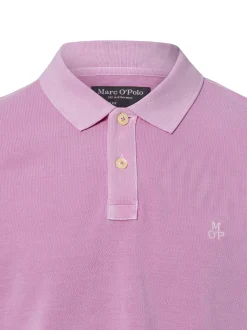 Marc O'Polo Herren Poloshirt in lila - Ärmel: kurzarm