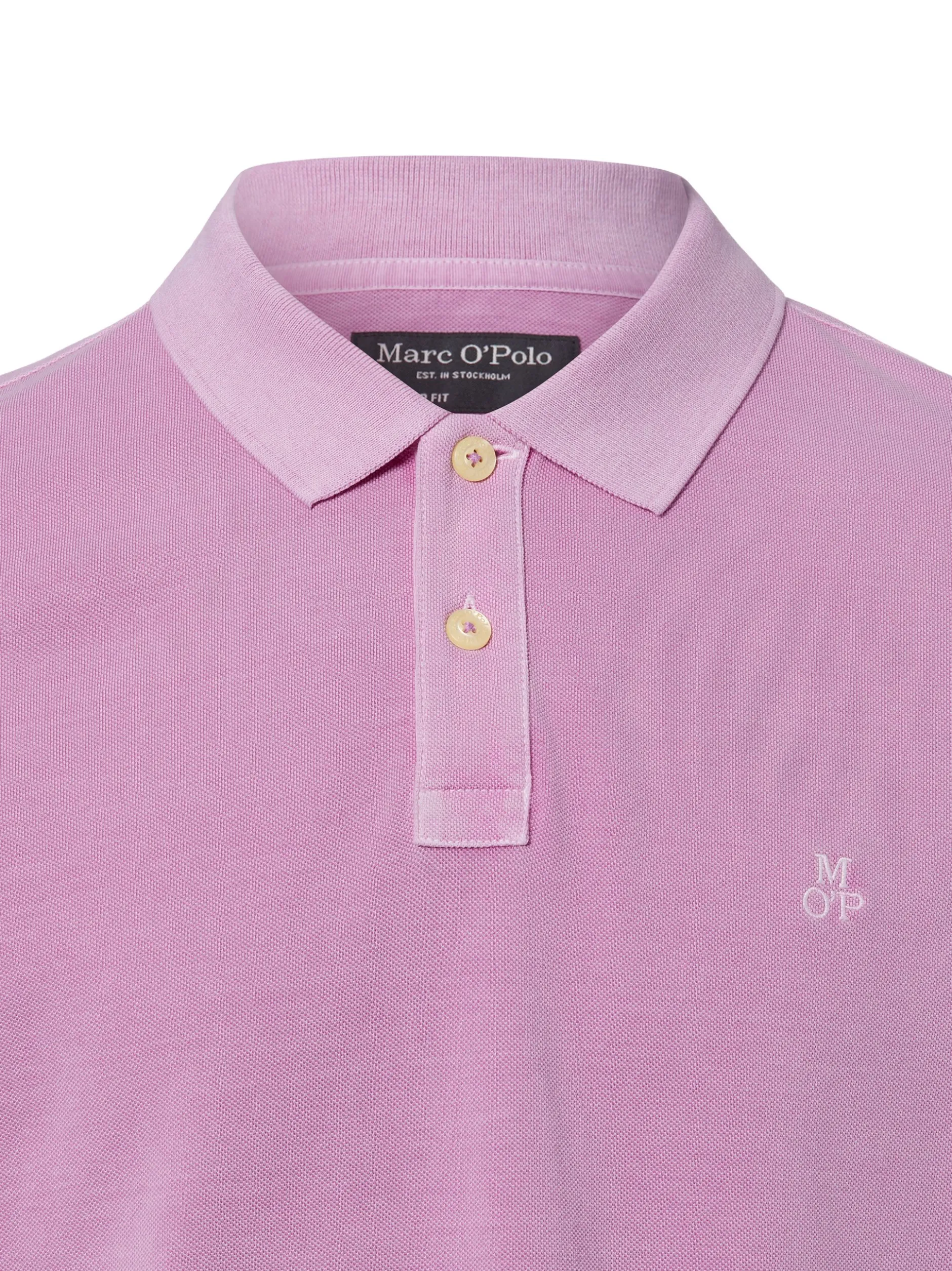 Marc O'Polo Herren Poloshirt in lila - Ärmel: kurzarm