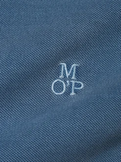 Marc O'Polo Herren Poloshirt in denim - Ärmel: kurzarm