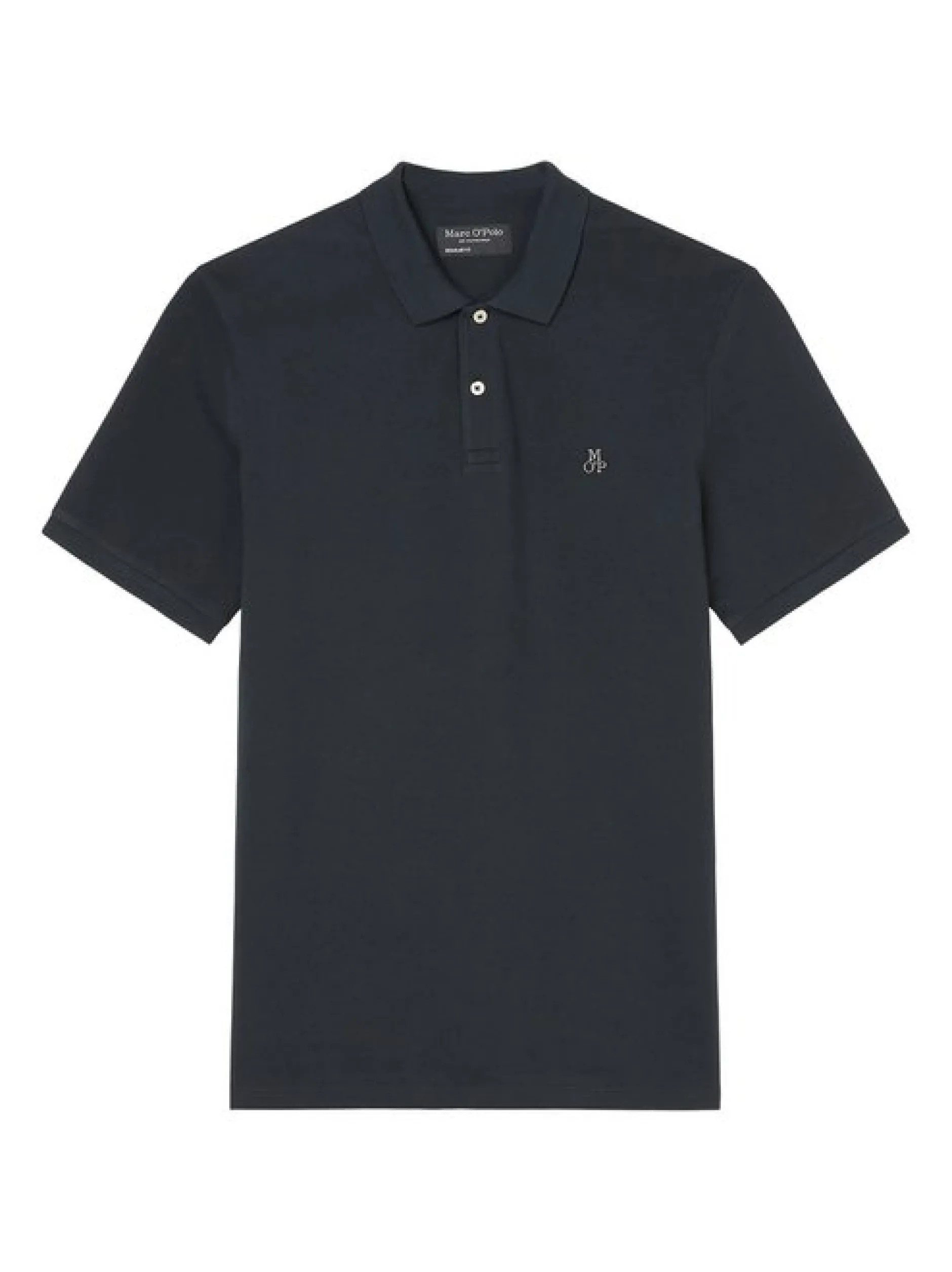 Marc O'Polo Herren Poloshirt in blau - Ärmel: kurzarm