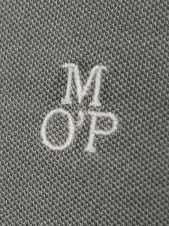 Marc O'Polo Herren Poloshirt in grau - Ärmel: kurzarm
