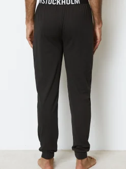 Marc O'Polo Herren Sweatpants - Mix & Match Cotton in schwarz
