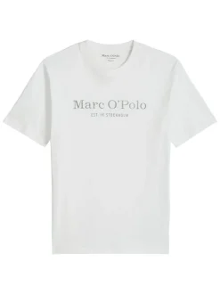 Marc O'Polo Herren T-Shirt 1er Pack in weiß
