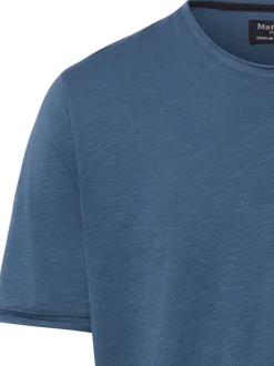 Marc O'Polo Herren T-Shirt in blau - Ärmel: kurzarm