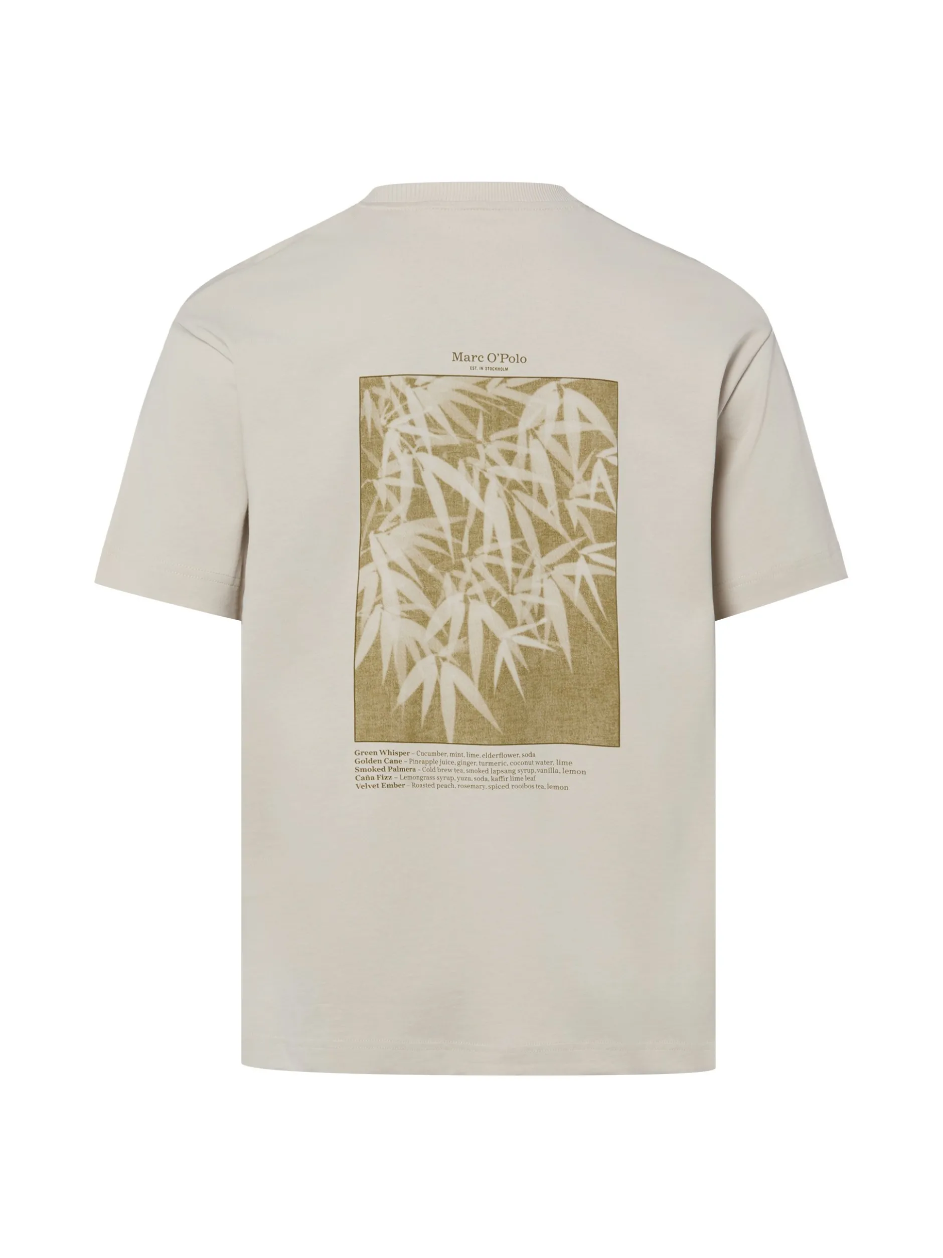 Marc O'Polo Herren T-Shirt in hellgrau schilf
