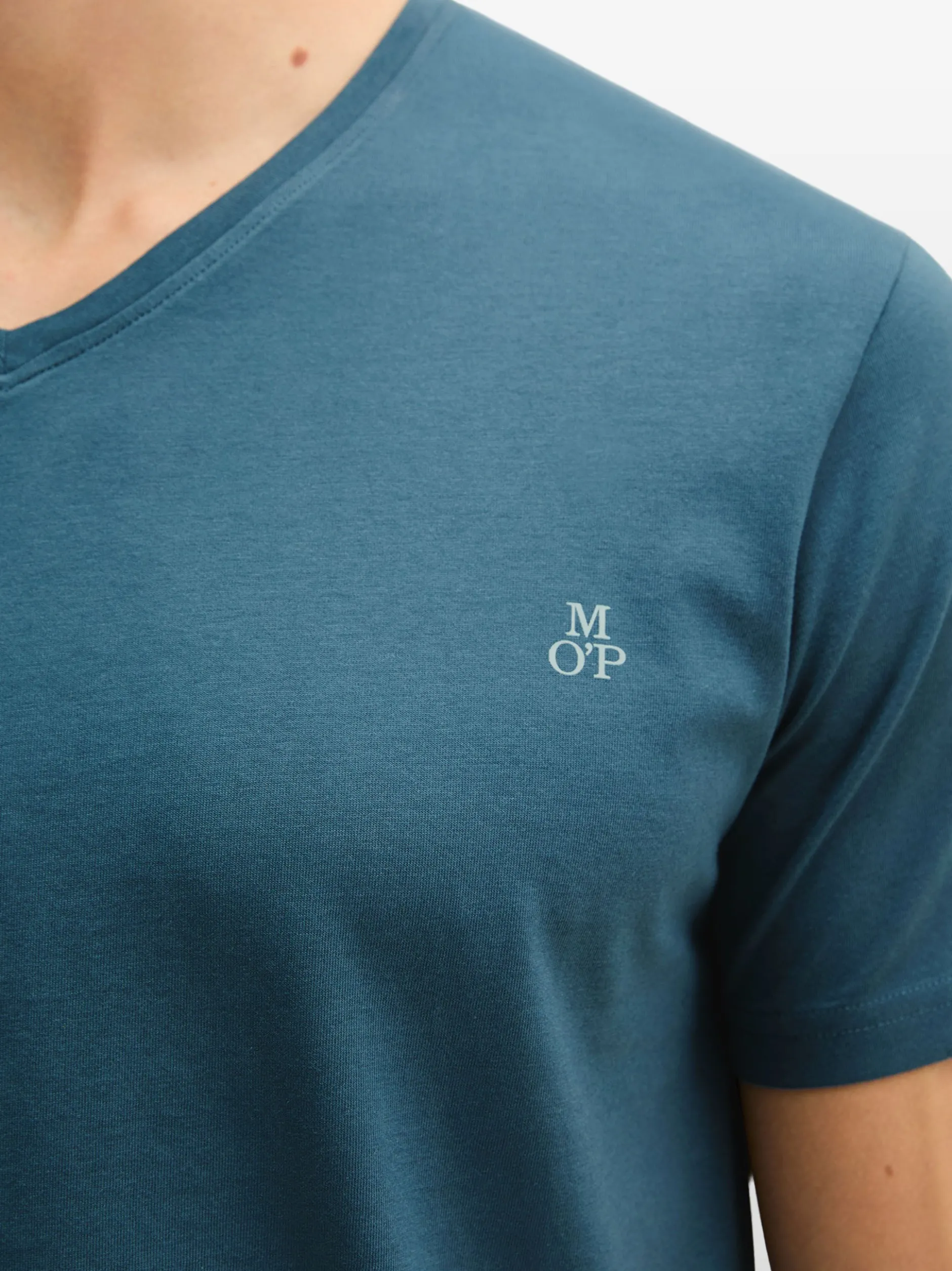 Marc O'Polo Herren T-Shirt in marine - Ärmel: kurzarm