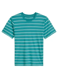 Marc O'Polo Herren T-Shirt in türkis - Ärmel: kurzarm