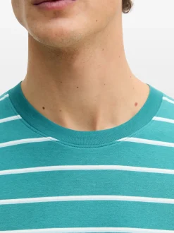 Marc O'Polo Herren T-Shirt in türkis - Ärmel: kurzarm