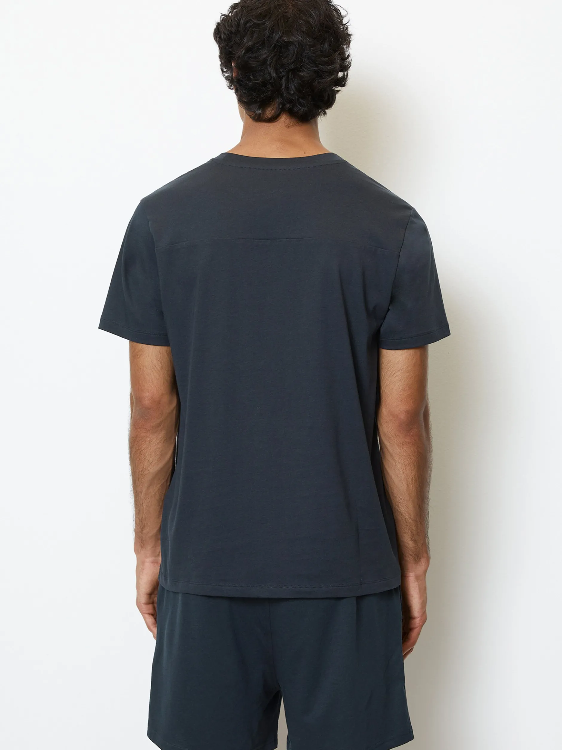 Marc O'Polo Herren T-Shirt - Mix & Match Cotton in blau
