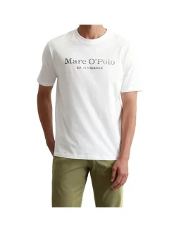 Marc O'Polo Herren T-Shirts im 2er-Pack in weiß