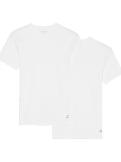 Marc O'Polo Herren V-Shirt - Essentials in weiß