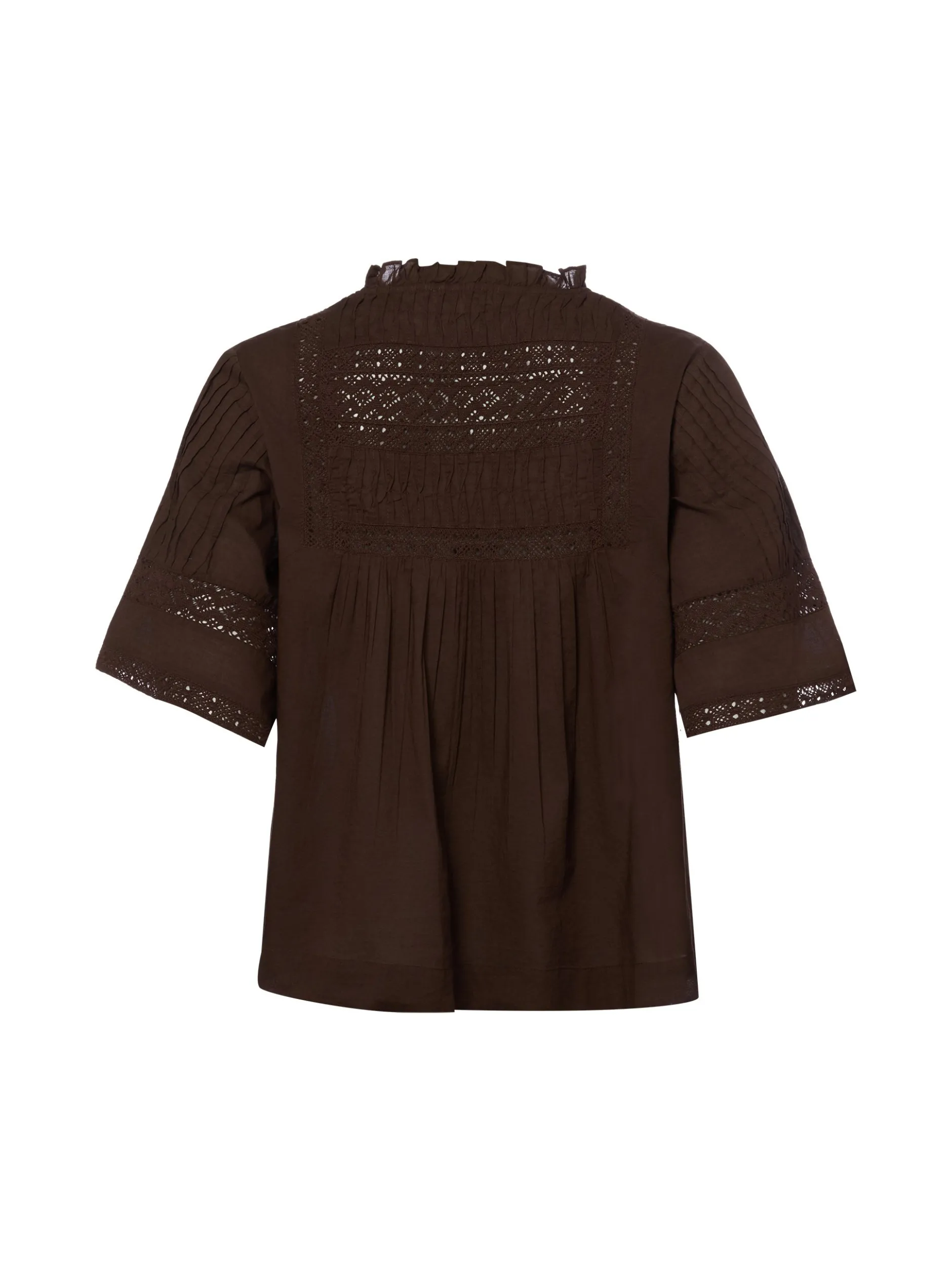 Marie Lund Collection Damen Bluse in schoko