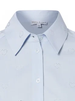 Marie Lund Collection Damen Hemdbluse in hellblau silber
