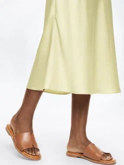 Marie Lund Collection Damen Midirock in vanille