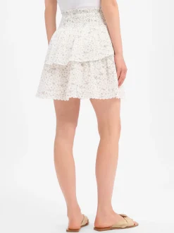 Marie Lund Collection Damen Minirock in hellgrau