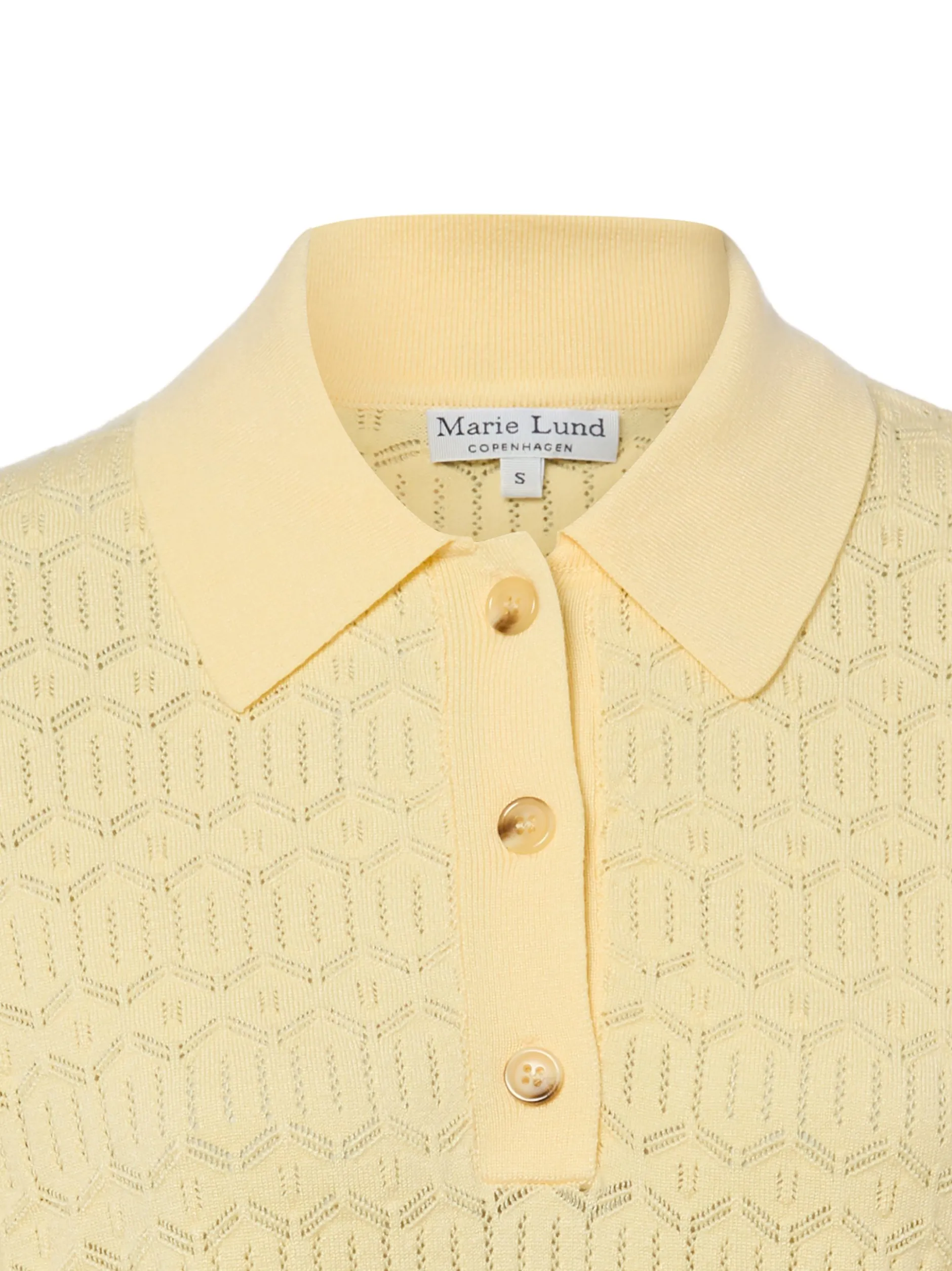 Marie Lund Collection Damen Strickshirt in mais