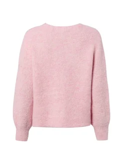 Marie Lund Collection Damen Strickjacke mit Woll-Anteil in rosa