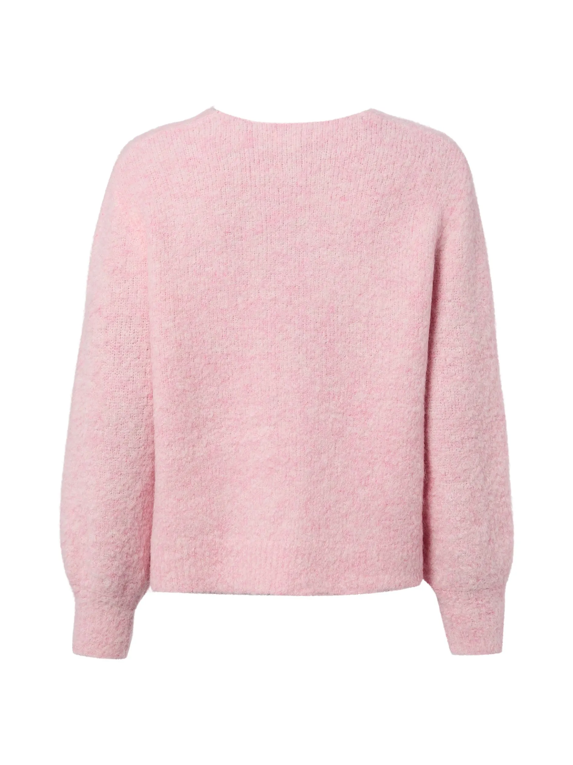 Marie Lund Collection Damen Strickjacke mit Woll-Anteil in rosa