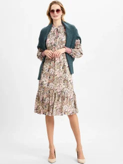 Marie Lund Collection Damen Strickjacke mit Alpaka-Anteil in indigo