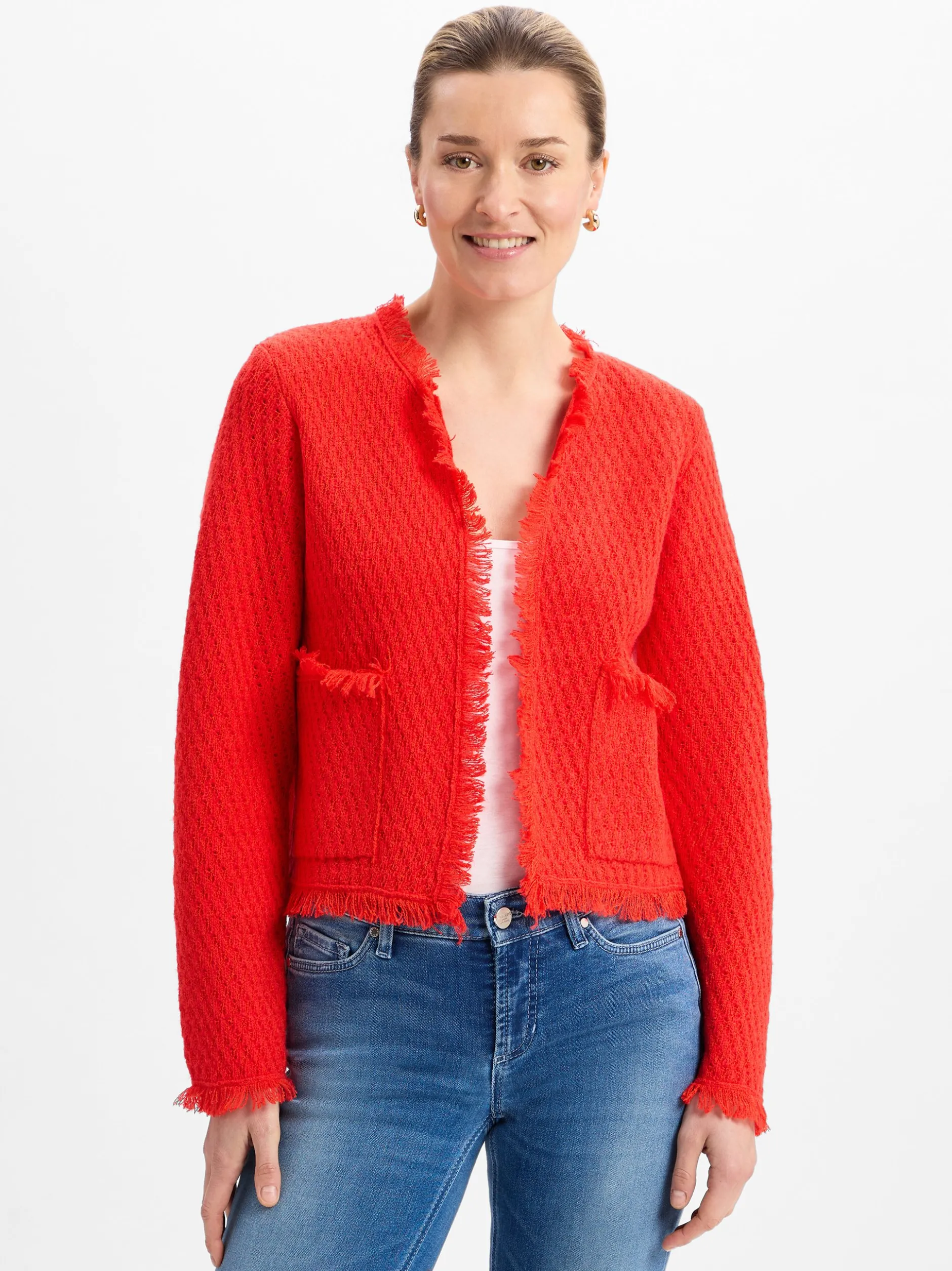 Marie Lund Collection Damen Strickhülle in rot