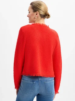 Marie Lund Collection Damen Strickhülle in rot